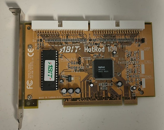 ABit HotRod 100 2-kanavainen IDE PCI kortti