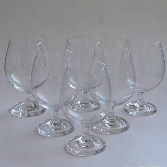6 kpl Seitsemän aurinkoa viinilasi, Tapio Wirkkala, Iittala