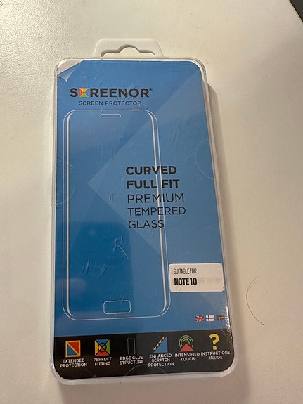 Screenor Samsung Note 10 Tempered Glass Näytönsuoja