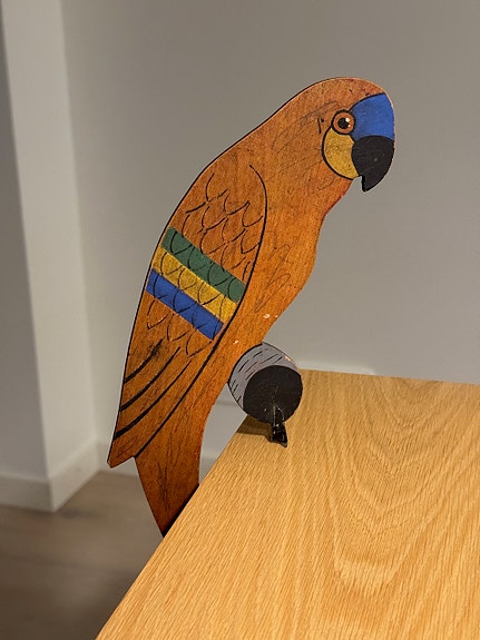 "folk art" papukaija