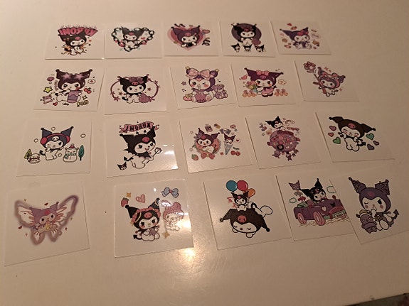 Hello Kitty Kuromi Lasten Tattoo 20 kpl