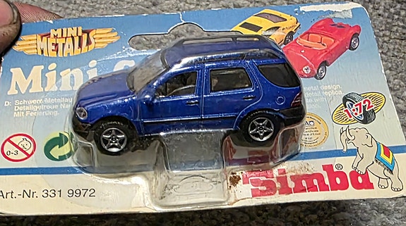 Mercedes-Benz ML 430 Mini Car Sininen 1:72
