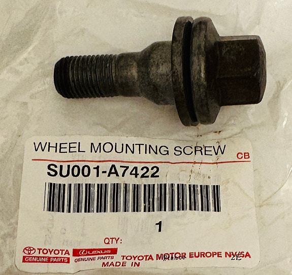 Toyota rengaspultti peltivanteisiin (Proace)