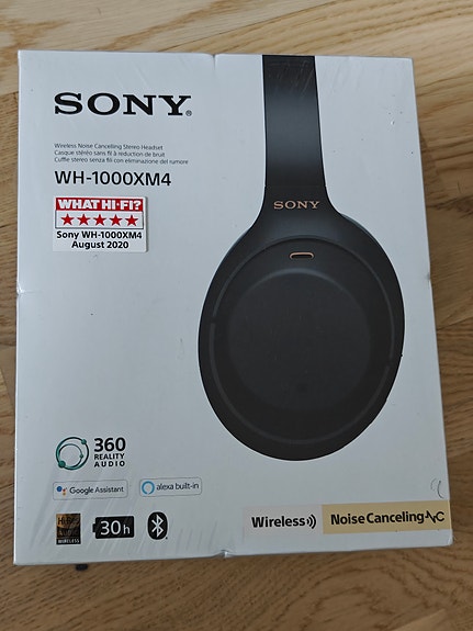 Sony WH-1000XM4 -Bluetooth-vastamelukuulokkeet, musta