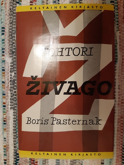 Boris Pasternak Tšehov Zivago Kirja suomenkielinen painos