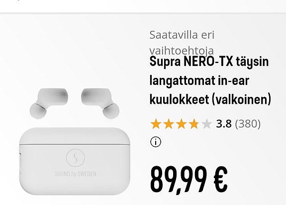 Langattomat kuulokkeet