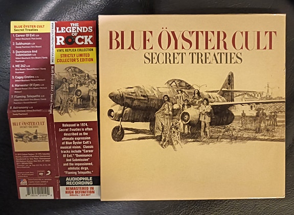Blue Öyster Cult - Secret Treaties (Strictly Limited Collector's Edition) CD