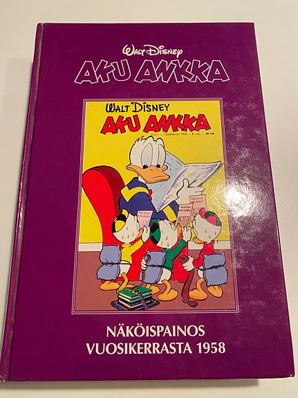 Aku Ankka Näköispainos 1958