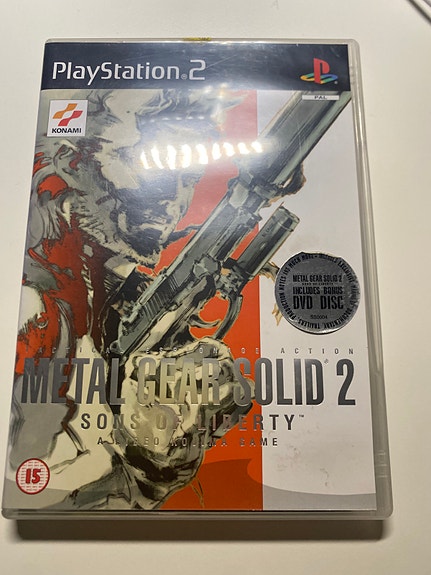 Playstation 2 Metal Gear Solid 2 peli
