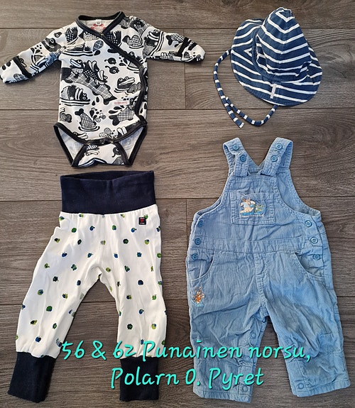 Vauvan vaatepaketti 56 & 62