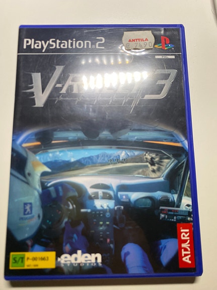 Playstation 2 V-Rally 3 peli