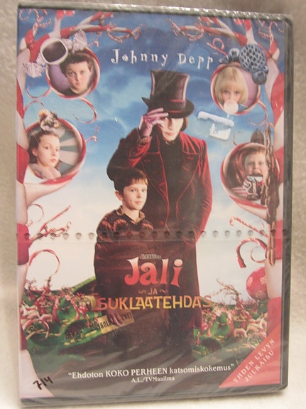 Jali ja suklaatehdas dvd uusi
