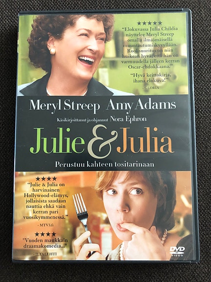 Julie & Julia elokuvan DVD