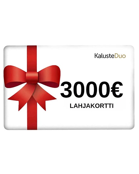 Lahjakortti 3000€