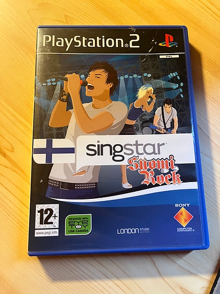 Sony Playstation 2 Singstar pelejä ( 3 erilaista )