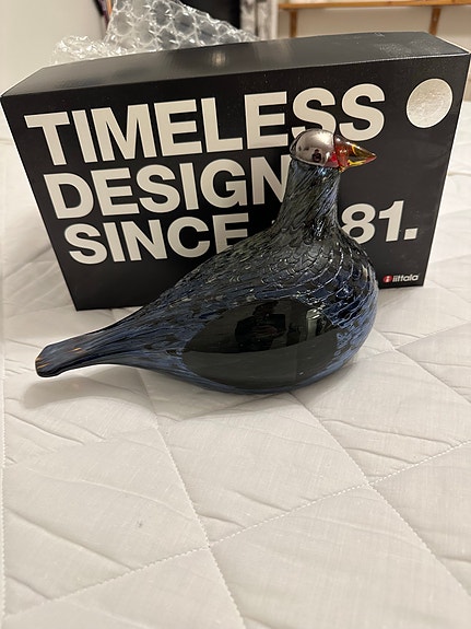 Oiva Toikka Birds Capercaillie lasilintu 180x275 mm