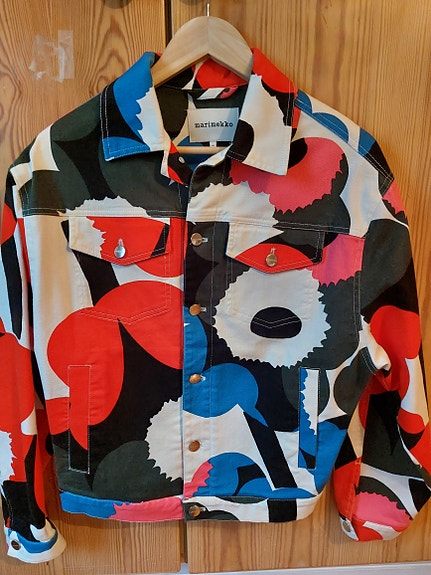 Marimekko Unikko farkkutakki