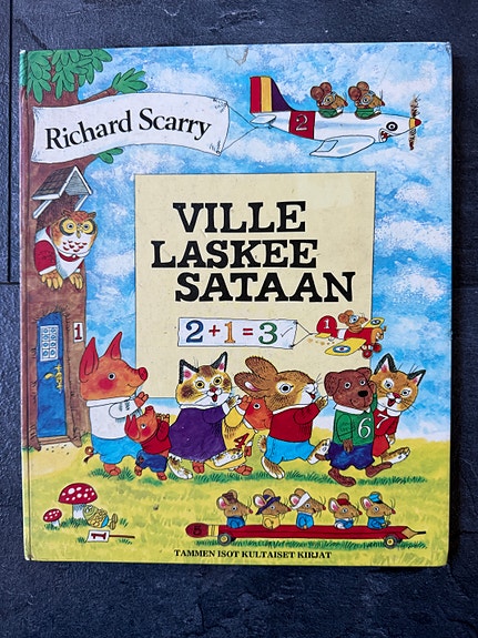 Richard Scarry - Ville laskee sataan, lasten kirja