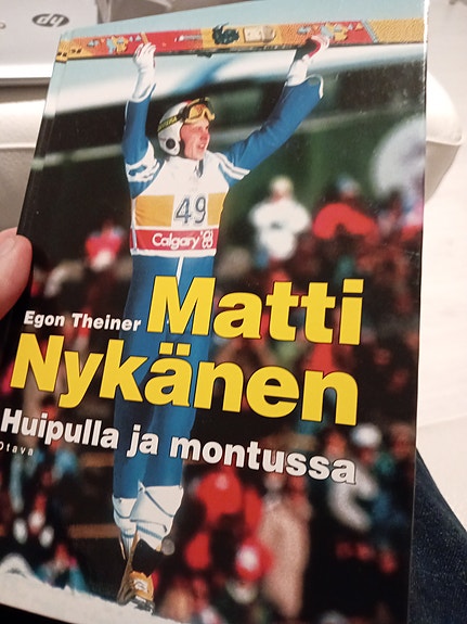 Matti Nykänen Kirja Huipulla ja montussa