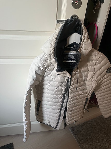 Superdry Talvitakki Valkoinen XS Naisille
