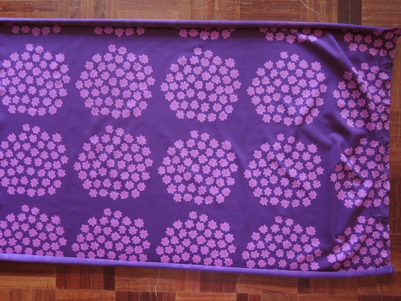 Marimekko Puketti trikoo kangas purppura 50x73cm