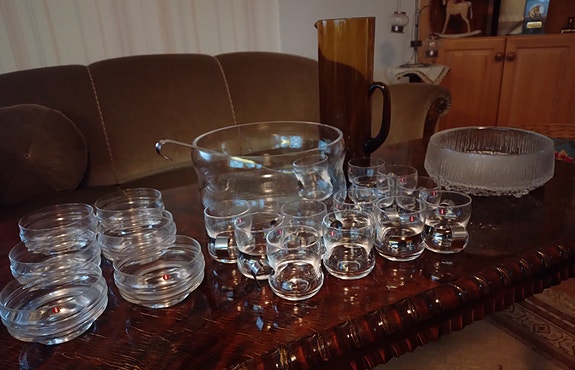 Iittala astiastoa