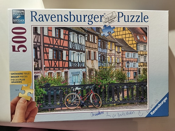 Ravensburger 500 palan palapeli kaupunkimaisema