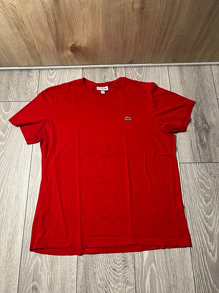 Lacoste T-paita Punainnen