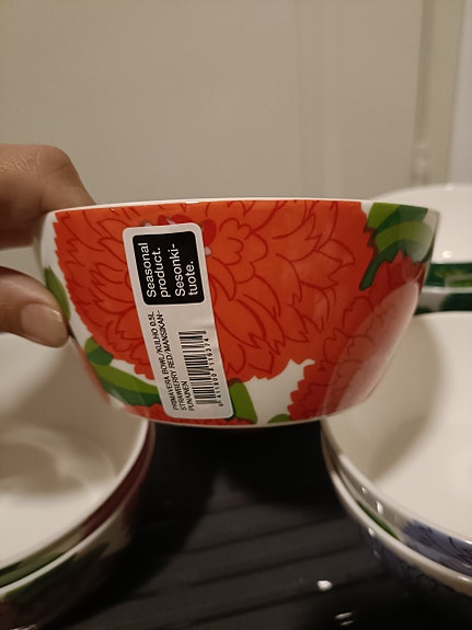 2kpl Iittala Primavera punaiset kulhot UUDET