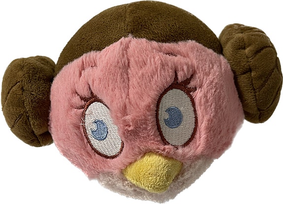 Angry birds Star Wars Leia pehmolelu 10cm