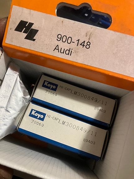 Audi 60/75/80/90 Etupyöränlaakeri Koyo 69-72