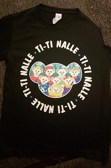 Ti-Ti Nalle t-paita 122cm/Hintaa laskettu