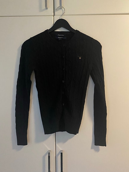 GANT Tummansininen Neuletakki XS
