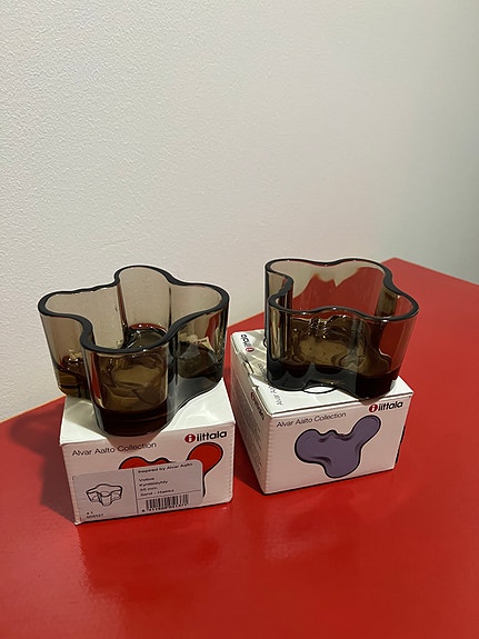 Iittala Aalto kynttilälyhty 2kpl, hiekka