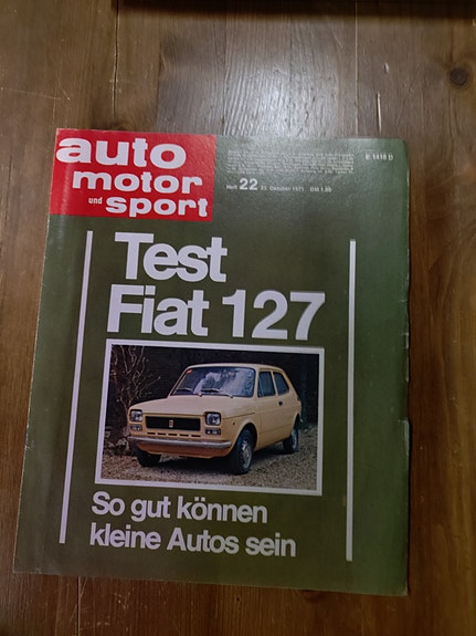 Fiat 127 Auto motor und sport testi