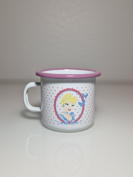 Muurla Disney prinsessa emali muki,  2,5 dl, käyttämätön.