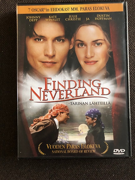 Finding Neverland elokuvan DVD