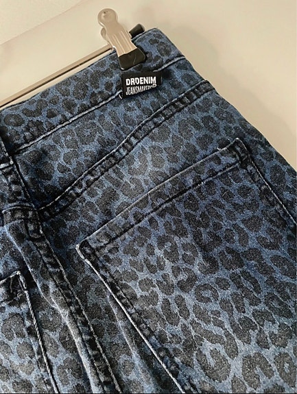 Täplikkäät siniset Dr. Denim Skinny Jeans pillifarkut