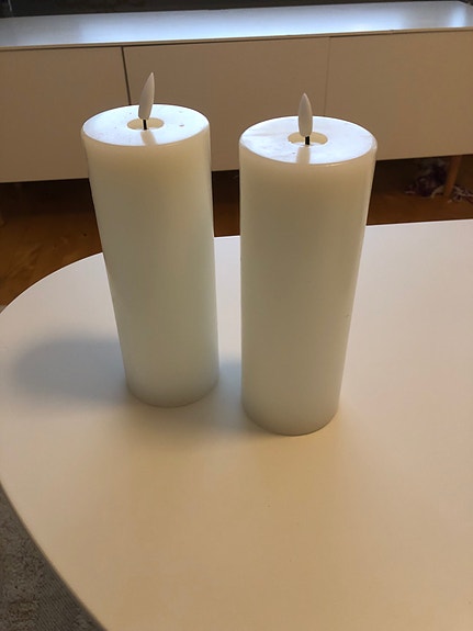 Led kynttilä pari