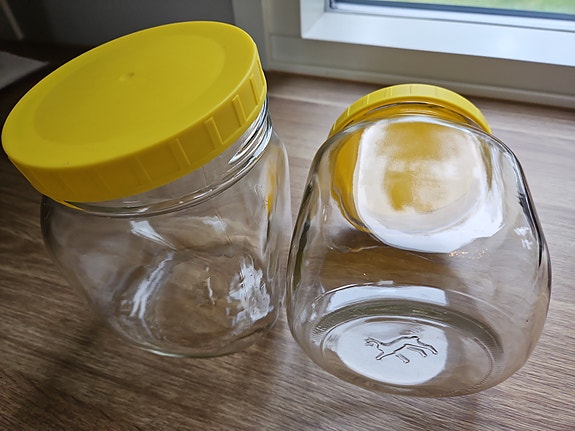 Riihimäen lasin purkit