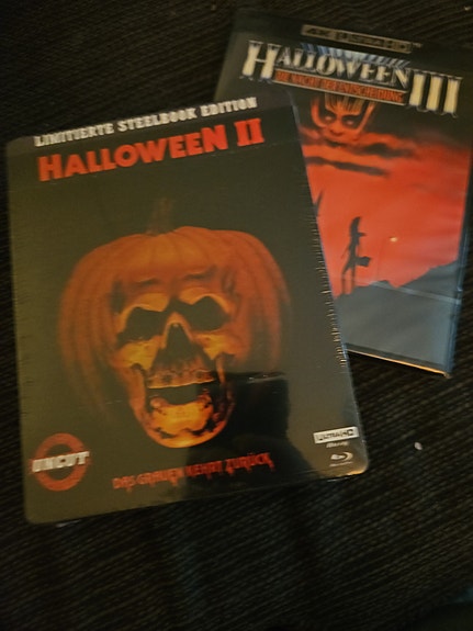 Halloween II Steelbook ja Halloween 3 4k