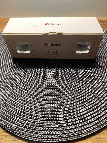 Iittala Kivi Tuikkuastiat Kirkas 3 kpl