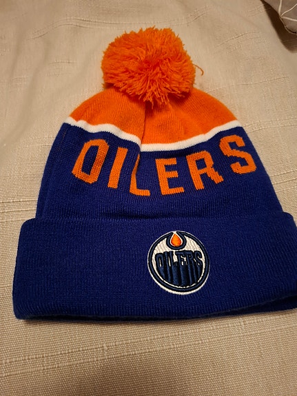Edmonton Oilers lasten pipo oranssi sininen One size