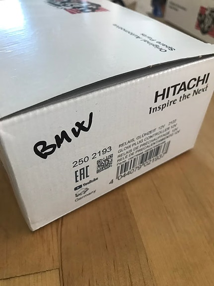 Hitachi hehkurele BMW ja Alpina