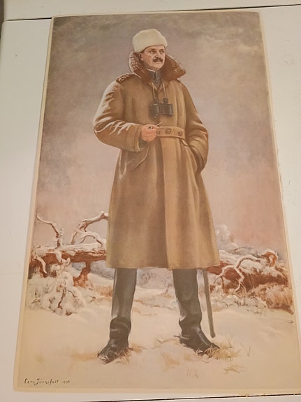 Mannerheim painokuva Eero Järnefelt 1939