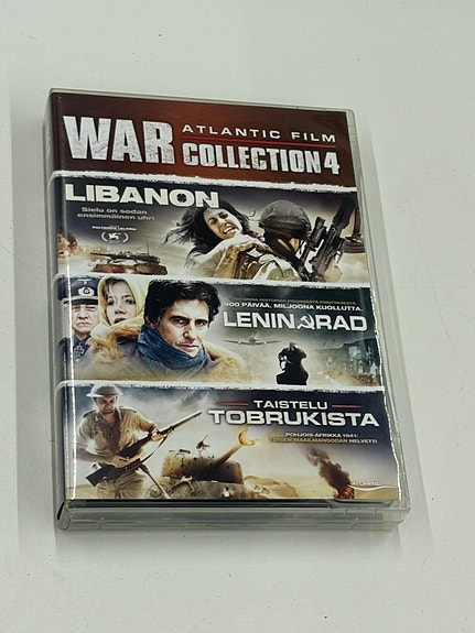 Libanon, Leningrad, Taistelu Tobrukista DVD sota elokuvat