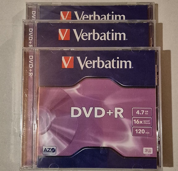 DVD+-R levyt 3kpl