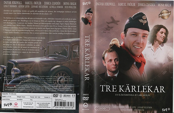 Tre Kärlekar - 1989 - serie på 6 DVD-skivor. (BOX)