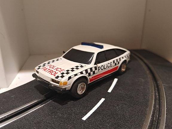 Scalextric Rover SD 3500 Police Autorataauto