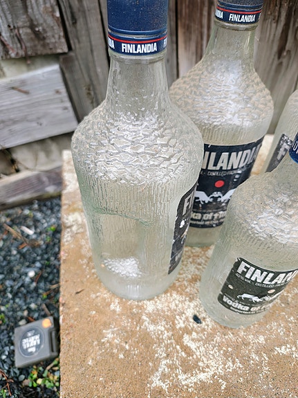 Finlandia Vodka 3 pulloa 1,75 litraa kirkas lasipullo